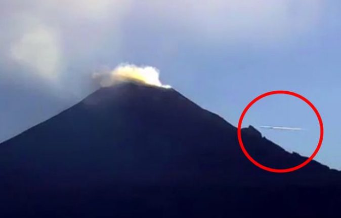 UFO-flying-over-active-volcano